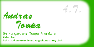 andras tompa business card